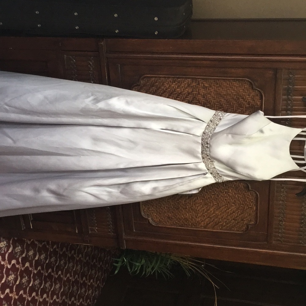 A brand new unused prom dress.